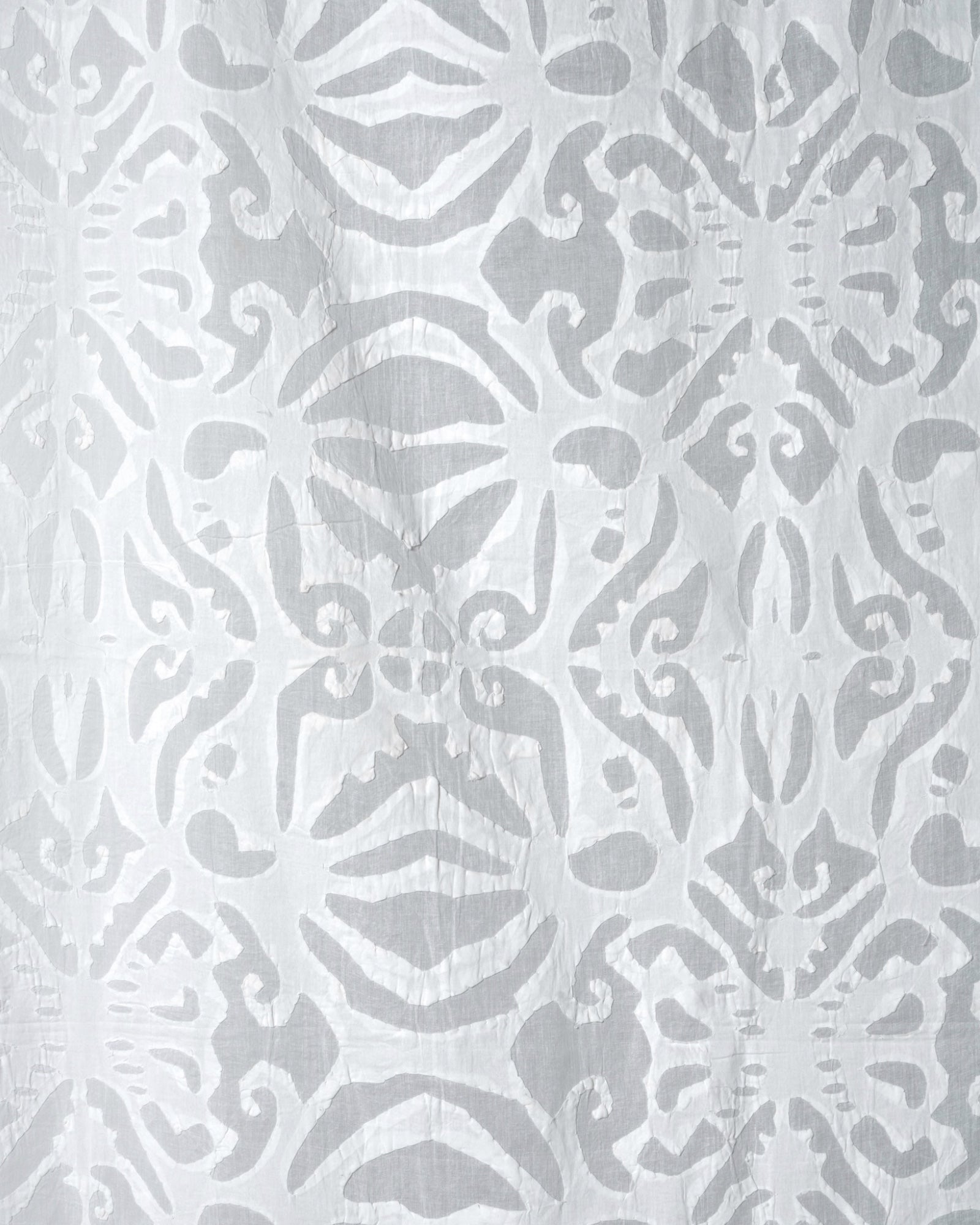 Tenda in cotone artigianale per camera.