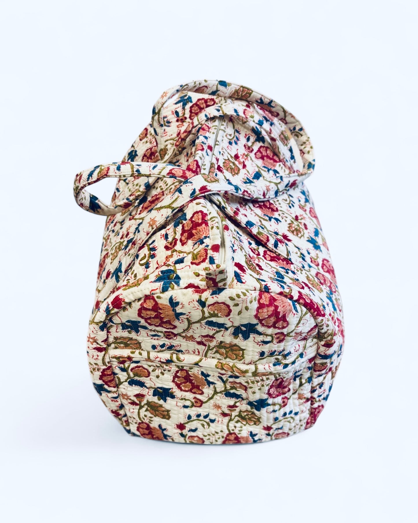 Borsa viaggio artigianale in cotone