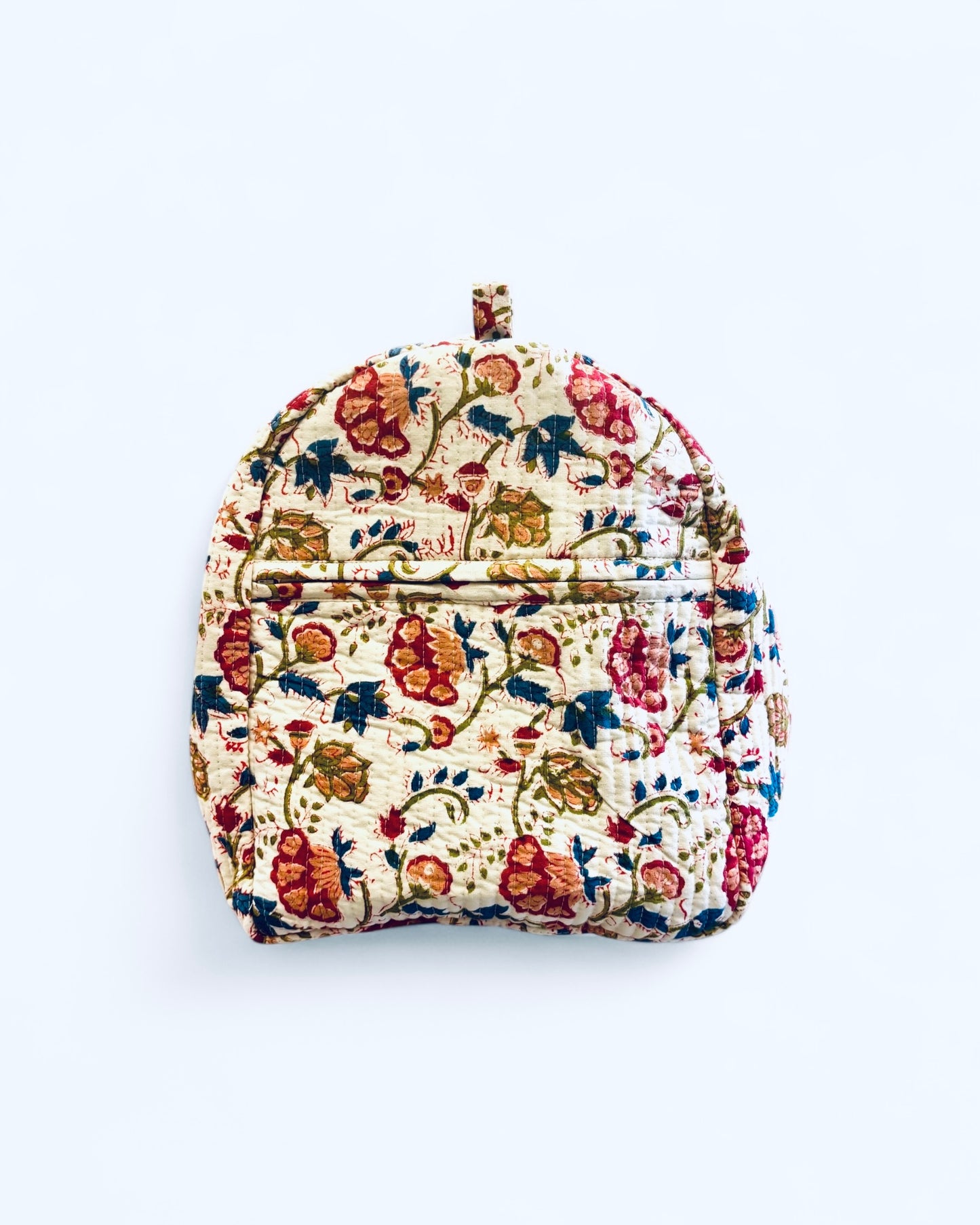 Borsa weekend fiori rosa e blu