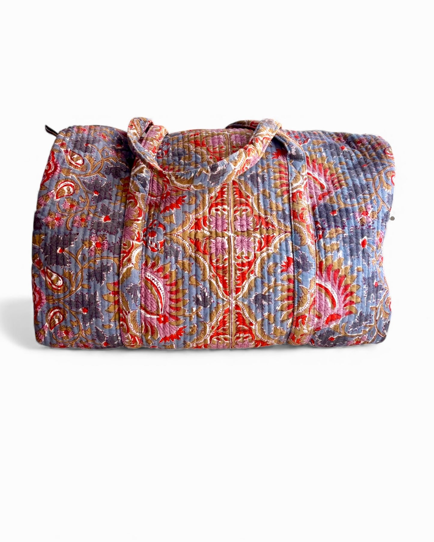 Borsa da viaggio artigianale in cotone