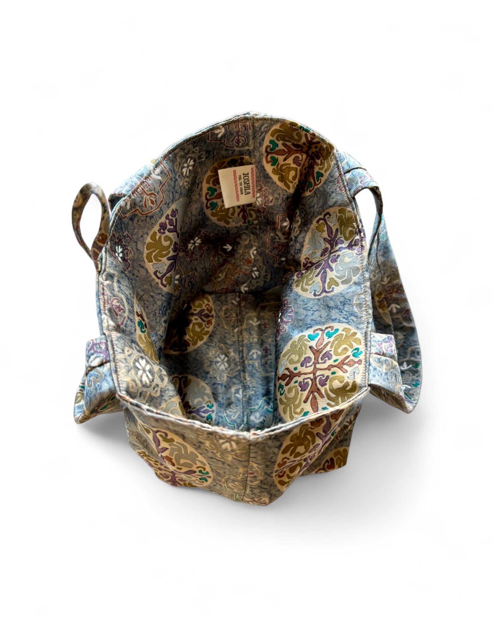 Minibag compatta da sera in seta