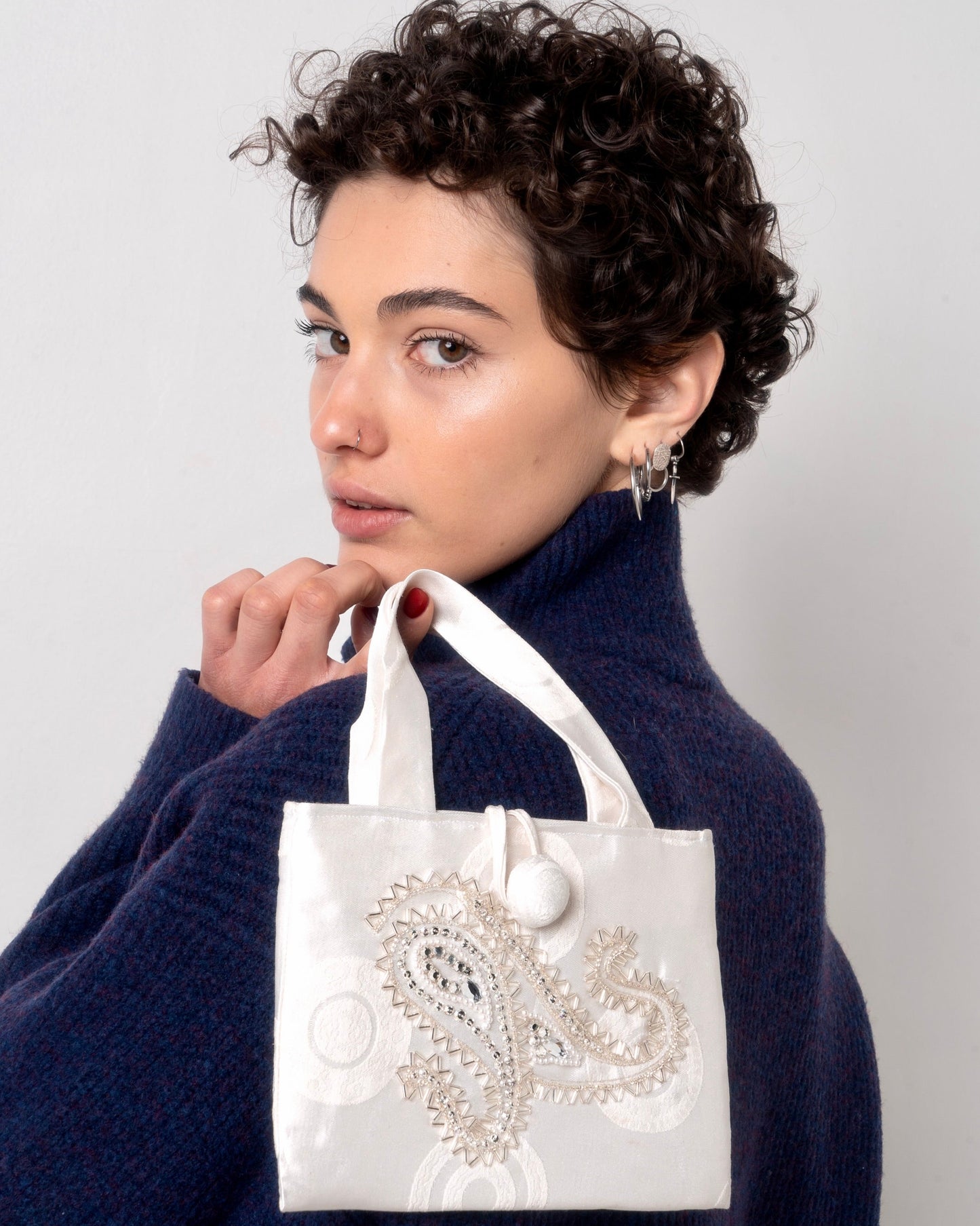 Borsina elegante da cerimonia