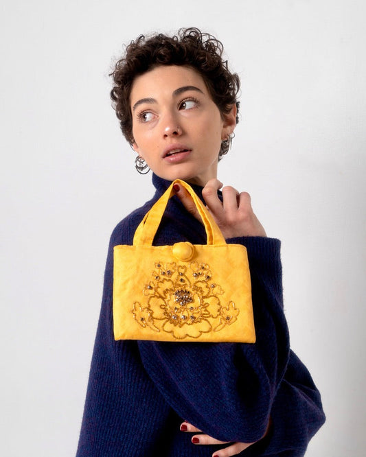 Mini borsetta gialla