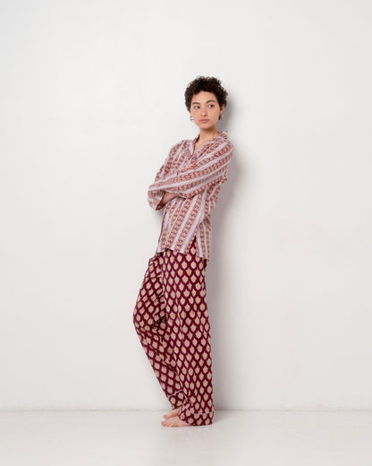 Summer long pajama woman