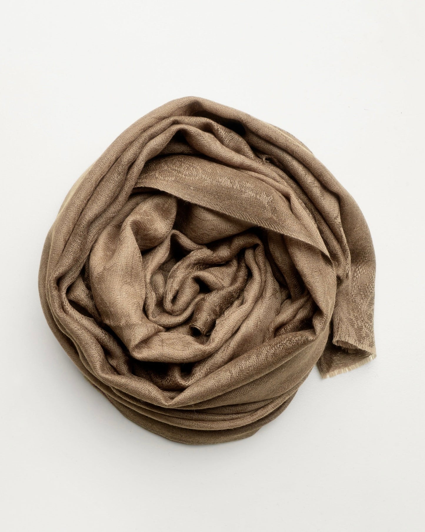 Stola in lana leggerissima marrone scuro