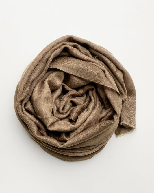 Stola in lana leggerissima marrone scuro