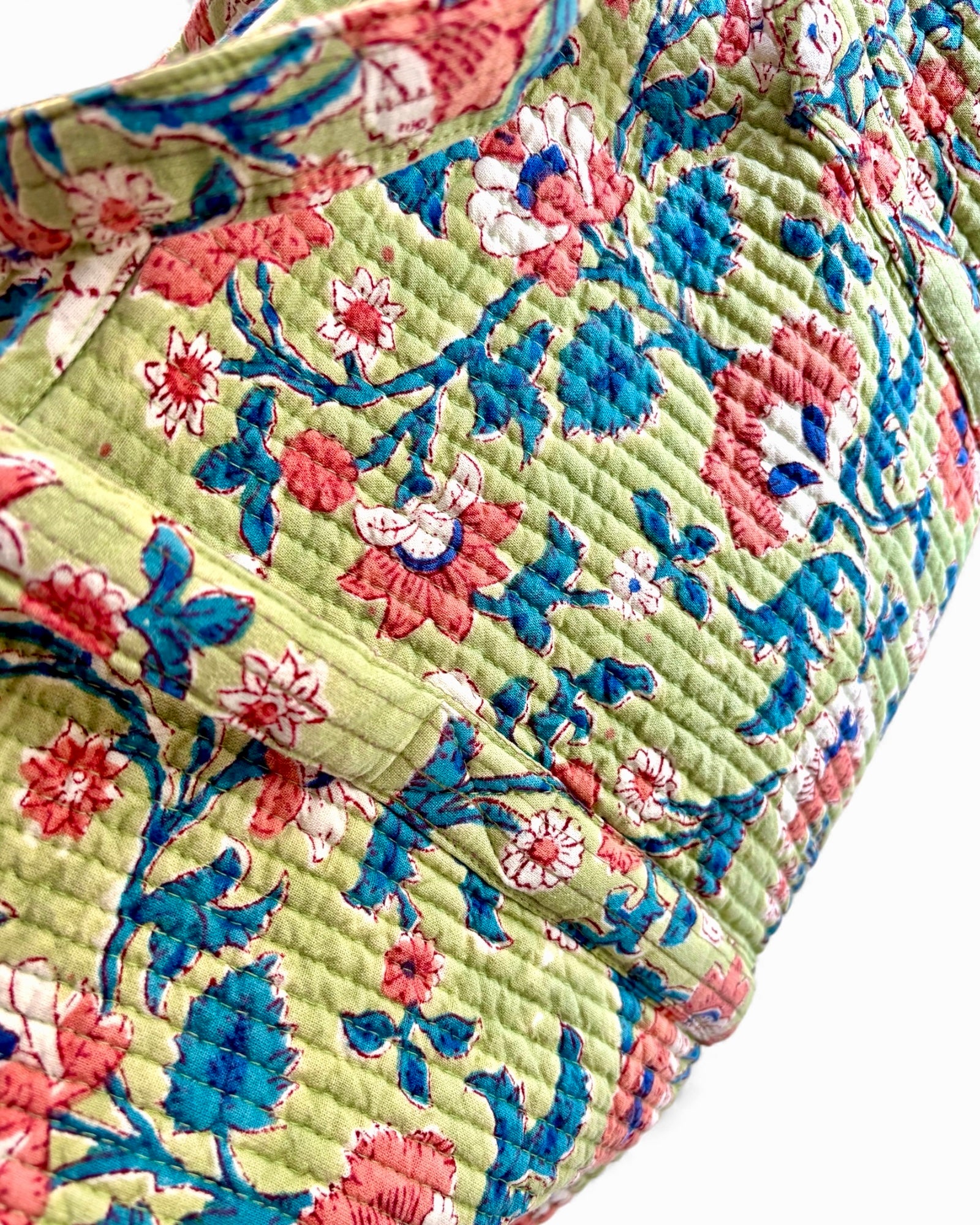 Borsa weekend blockprint artigianale